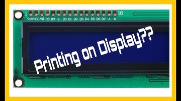 Print on LCD??? How to use Liquid Crystal Dispaly LCD with Arduino Tutorial