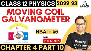 Moving Coil Galvanometer Class 12 Physics Chapter 4 | CBSE Board Exams 2023 | PDF Notes screenshot 4