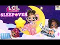 OMG Tween Thunderstorm Sleepover Slumber Party At LOL Family Barbie Dreamhouse!