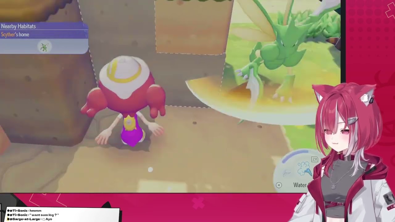 Lyko Offering her “Log” to Scyther