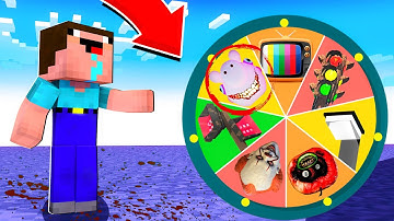 NOOB vs PRO vs HACKER vs GOD : SECRET SCARY WHEEL CHALLENGE in MINECRAFT ! AMV SHORT Animation