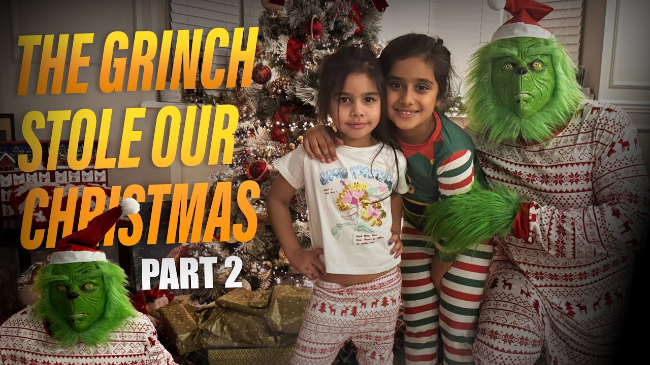 Nyra’s Christmas: Grinch Gets a Gift, Returns Presents, Joins Dinner, and Wishes Happy Christmas!