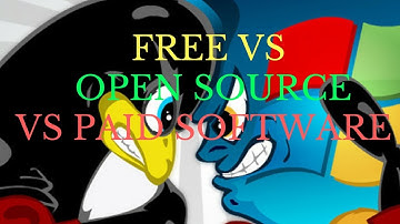 😀😀Free Vs Paid Softwares Vs Open Source Softwares? Explained ?? 😀 best free software