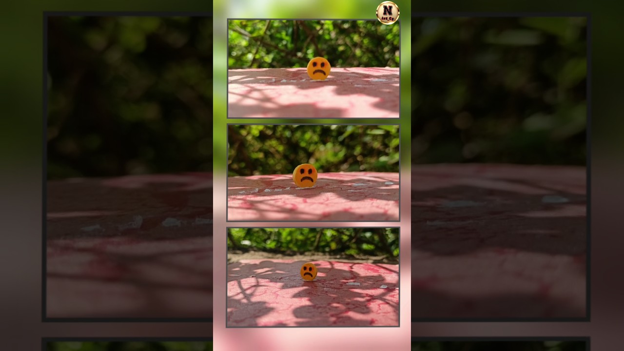 🙁sad emoji in chalk piece 🙁 | chalk art.