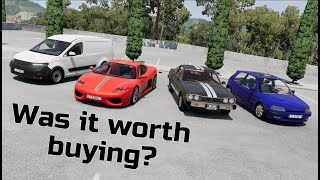 I bought some paid mods for BeamNG.drive. Here is my review.