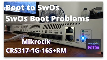 How to boot into SwOS and How to fix SwOS no boot condition. Mikrotik CRS317 | Problem Solved! |