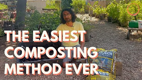 The Easiest Composting Method Ever. Like Literally. - THE NEVER ENDING GARDENING COURSE