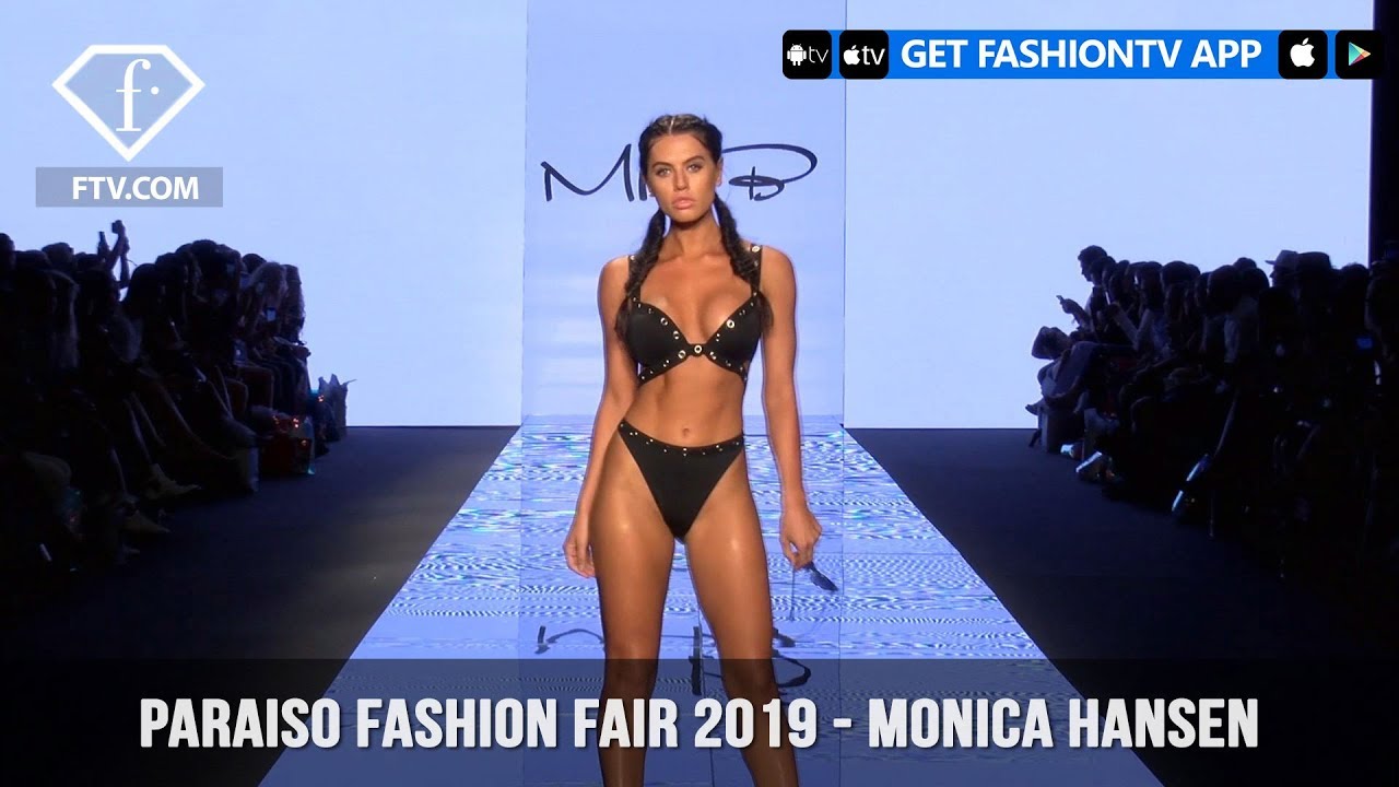 Monica Hansen Beachwear 80s and 90s Paraiso Fashion Fair 2019  | FashionTV | FTV