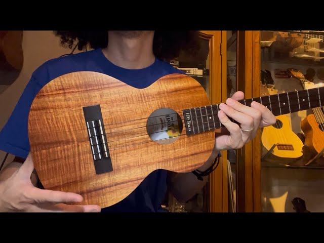 Kamaka HF-3 Tenor Ukulele 110th Anniversary Model Review: Hand 