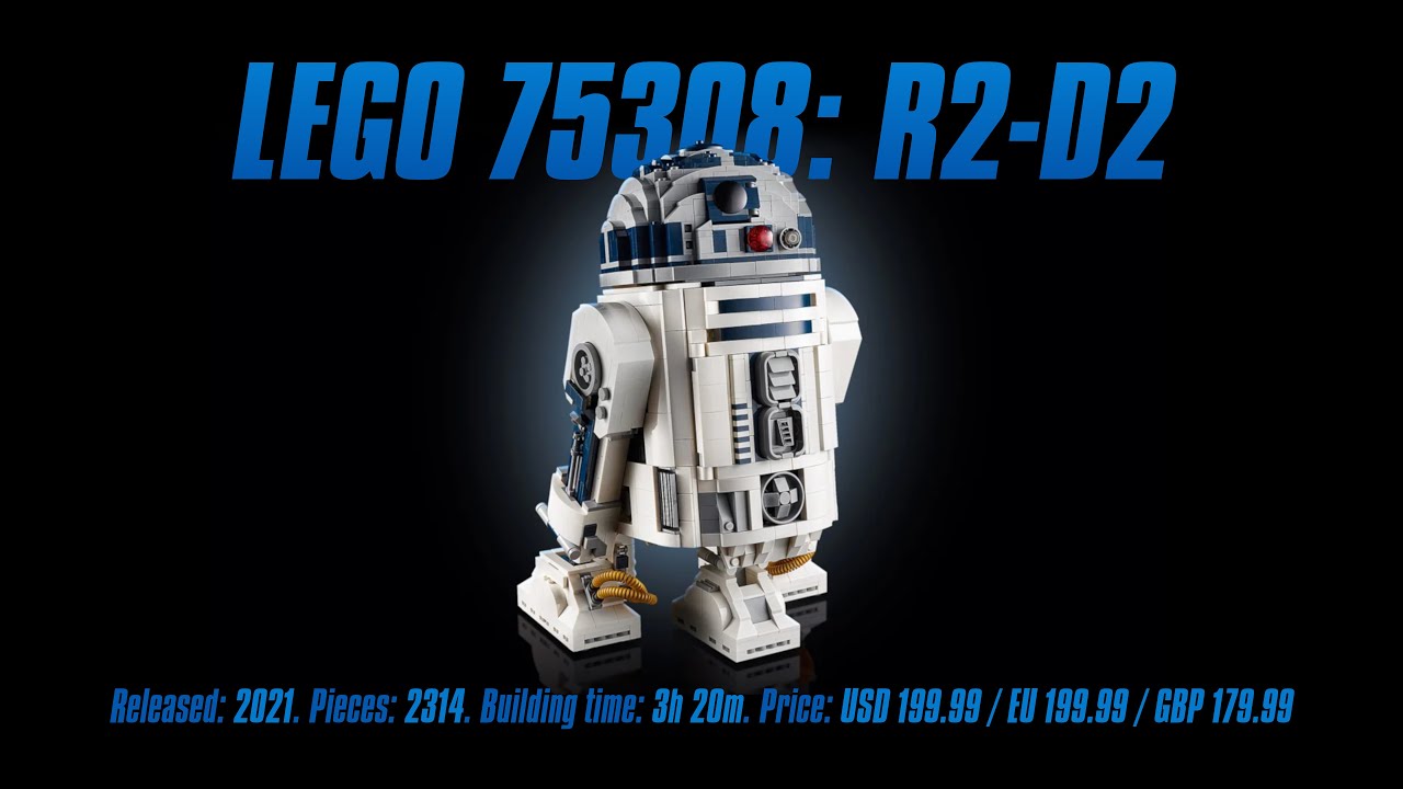 LEGO Star Wars R2-D2 2314 Piece Building Set (75308)