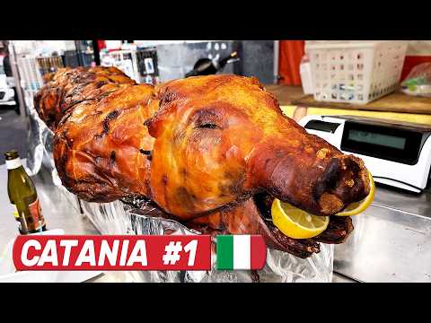 CRAZY ITALIAN STREET FOOD In Sicily, Italy - CATANIA Food Markets, Restaurants & Bakeries