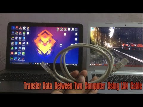 Transfer Data Between Two Computer Using LAN Cable @100mbps speed