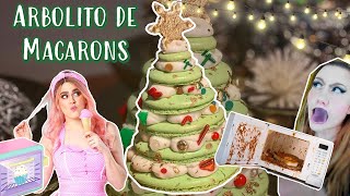 ARBOL NAVIDEÑO  DE MACARONS EN EL HORNO DE MIS PASTELITOS