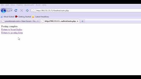 phpbb3 Auto Forum Demo