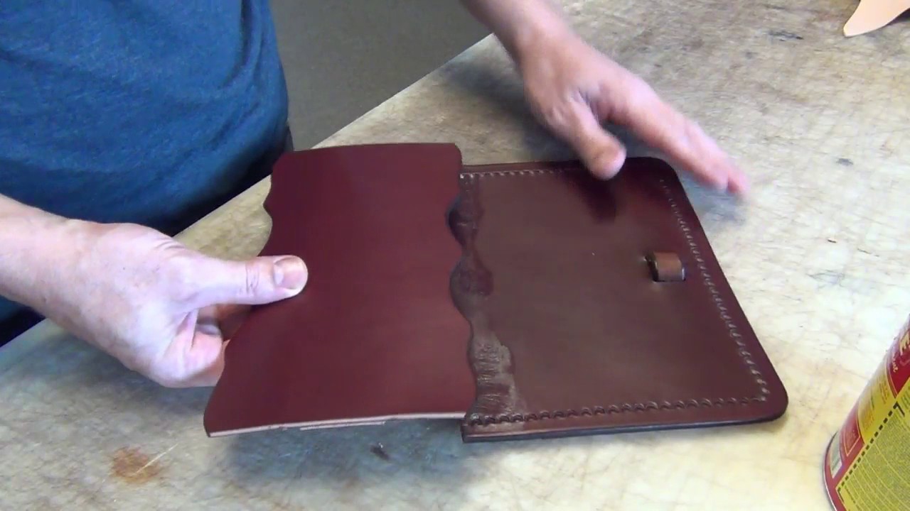 Making a Leather Bible Cover - YouTube