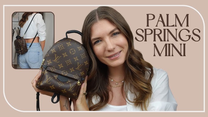 LV PALM SPRINGS MINI BACKPACK  REVIEW + WHAT FITS + MOD SHOTS 