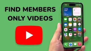 How To Find Members Only Videos On Youtube