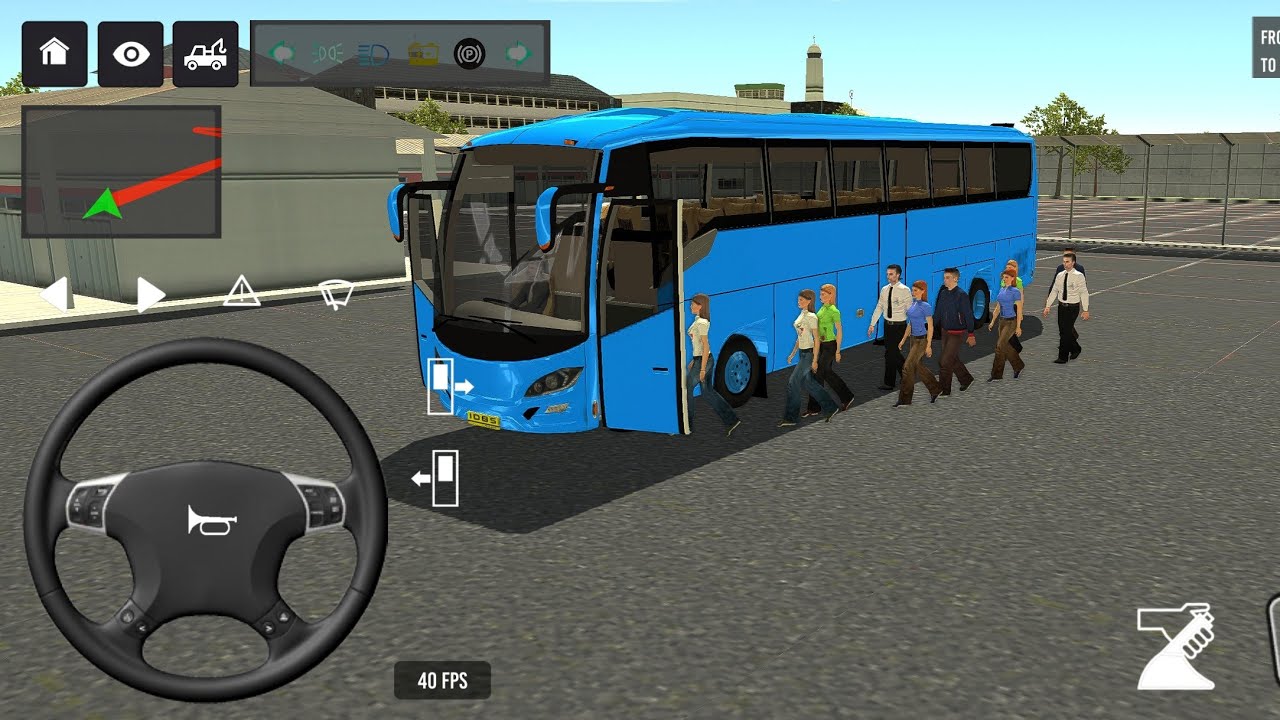INDONESIA High Speed 😱 || Bus🚌 Driving City 👮 euro Coach bus Simulator 🔥-Android Gameplay Bus 2024