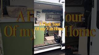 Van Tour in a flash - could you live here #vanlife #campervan #vanlifeuk