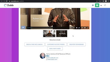 How to use Video for Sales with Dubb (@DubbSupport )
