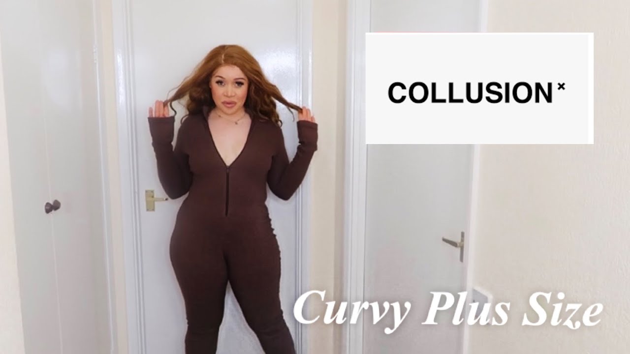 A Late Plus Size Valentines Day Try on Haul Ft COLLUSION Plus