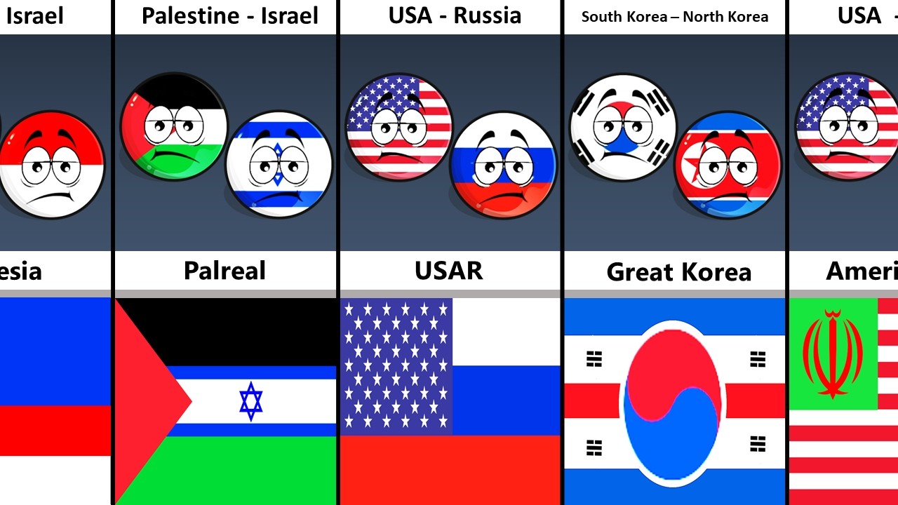 Когда некоторые вражеские страны объединяются | Часть (1 и 2)