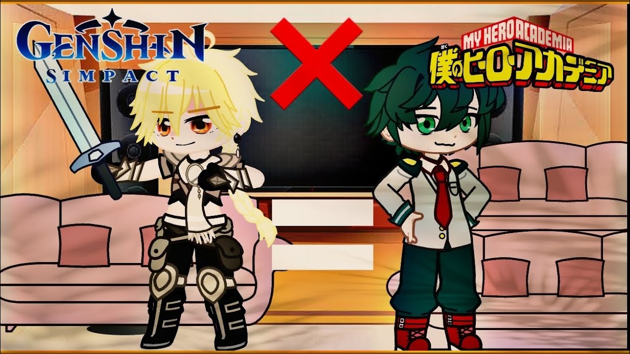 Some of mha characters react to Izuku as Aether/👇CREDITS IN DESCRIPTION👇(idk if it's original😭)