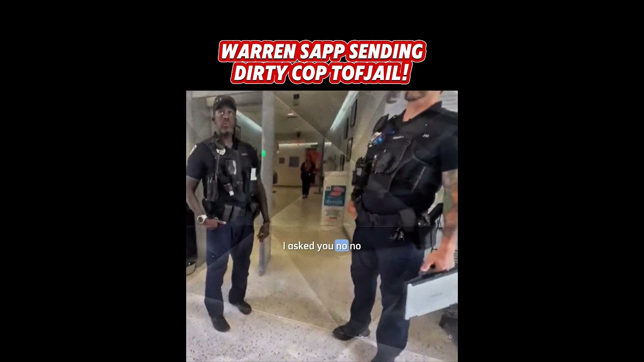 Warren Sapp Sending Dirty Cop Tof Jail