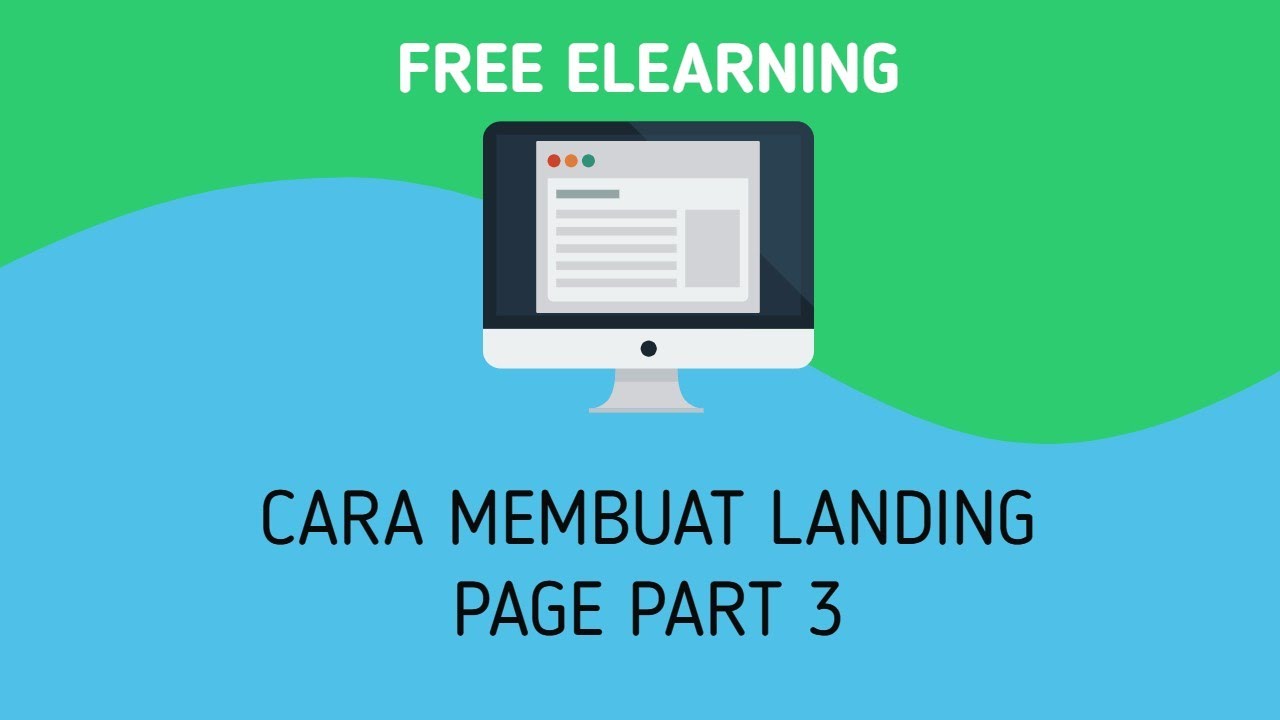 3. Lanjutan Cara Membuat Landing Page Sederhana - YouTube 3. Lanjutan Cara Membuat Landing Page Sederhana - YouTube