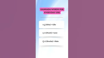 Kannada words for Everyday use | Learn Kannada | Talk Fluent