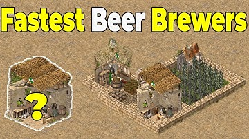 World Fastest Ale Brewer(TRICK) Stronghold Crusader | Stronghold Crusader Fastest Workers EVER!