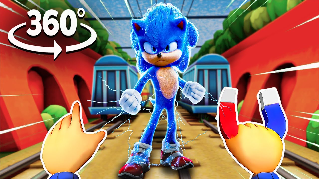 Sonic in Subway Surfers 360° VR Experience (Subway Surfers Sonic