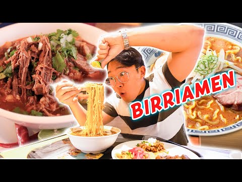 ¡¡PROBÉ EL BIRRIAMEN(Birria+Ramen)!! DELICIOSO Invento MEXICANO/JAPONÉS