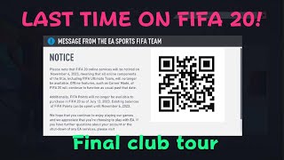 My last FIFA 20 club tour...