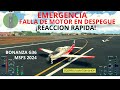 Falla de motor en Despegue Bonanza G36- Emergencia MSFS 2024 ( Microsoft flight simulator )