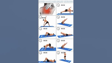 Upper Back Pain Relief Exercises at home