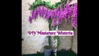 DIY Miniature Wisteria (scale 1:12)