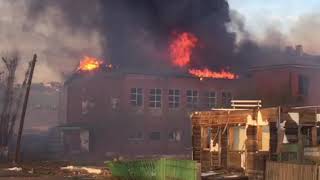 В Тулуне сгорела школа