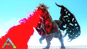 SUPER RARE SHINY CHAOS DRAGON TAMING !!! ARK: Survival Evolved ARK BIONIC PRIMAL FEAR E46