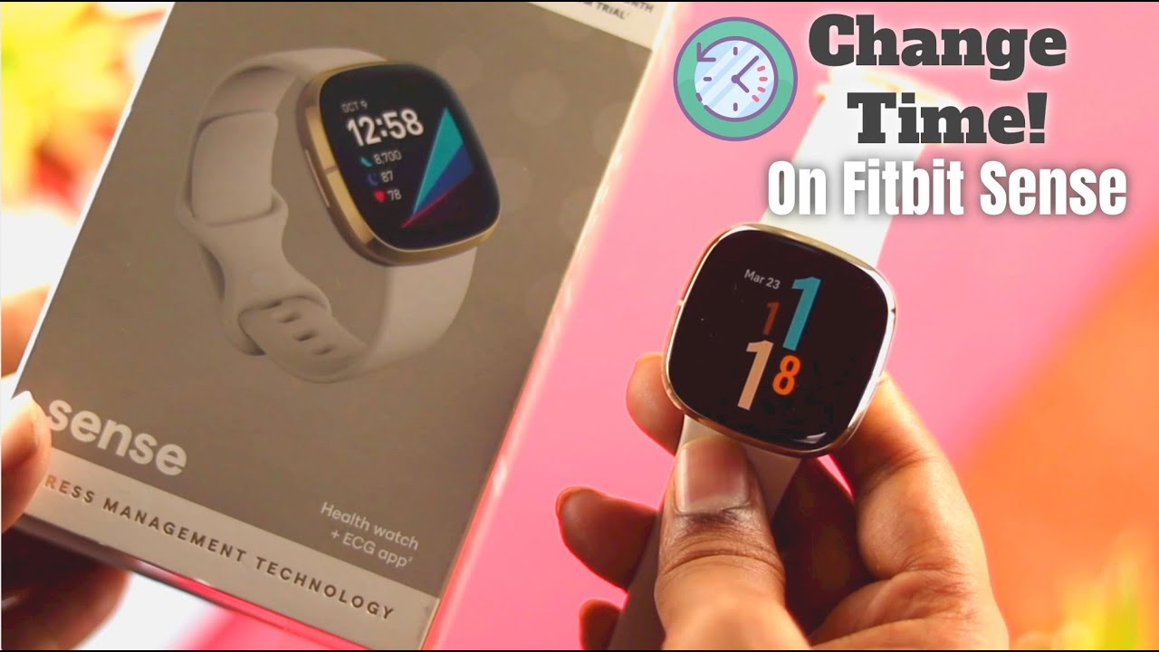 Time is Wrong? Change Time On Fitbit Sense! With Time Zone & Format ...
