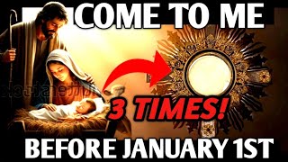 Our Lord Jesus: COME TO ME THREE TIMES BEFORE THE SOLEMNITY OF MY MOTHER!