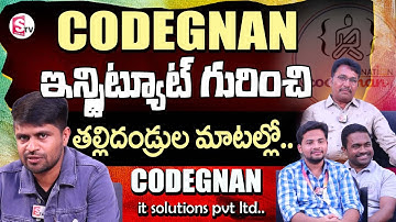 Codegnan - Parents Feedback About His Son, Got Placed In Software Company |The Best Coding Institute