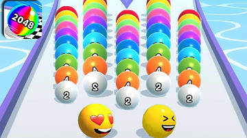 BallRun2048🔴🟡🏃‍♀️ GAME : All Levels Gameplay Walkthrough Android, iOS NEW UPDATE