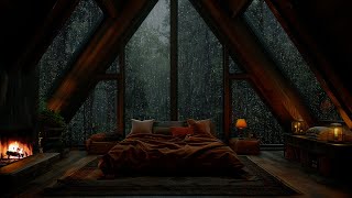 Meditative Rain and Fire Sounds| Your Gateway to Deep Rest and Relaxation