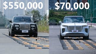 Chinese Rolls vs Rolls-Royce | Shocking Result of Suspension Test Resimi