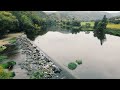 Nezabudický jez z filmu Zlatí úhoři - Kraj Oty Pavla DJI Mavic Air 2 4K