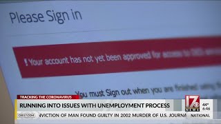 NC residents running into issues applying for unemployment