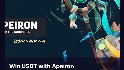 حل أسئلة تطبيق Sweat Wallet في خاصية Learn ، السؤال : Win USDT with Apeiron