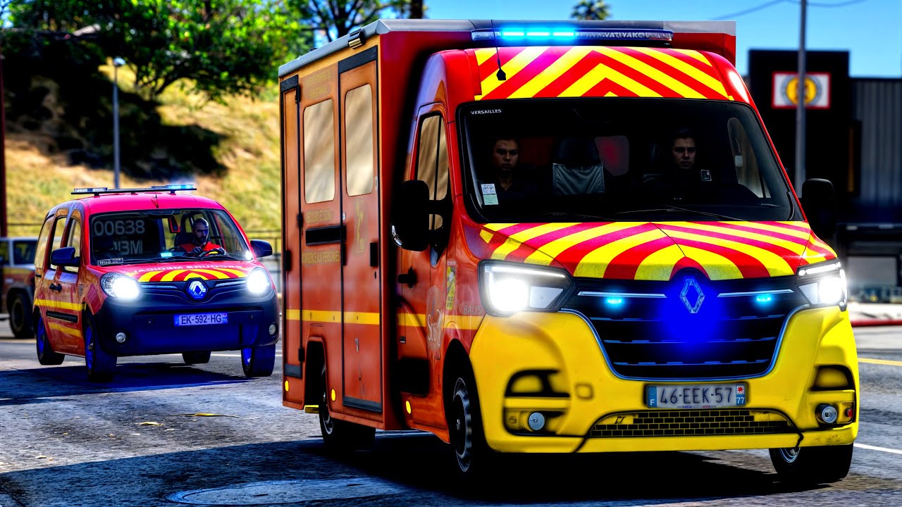 [GTA5] PLONGER DANS LE QUOTIDIEN DES SAPEURS-POMPIERS | SDIS 77