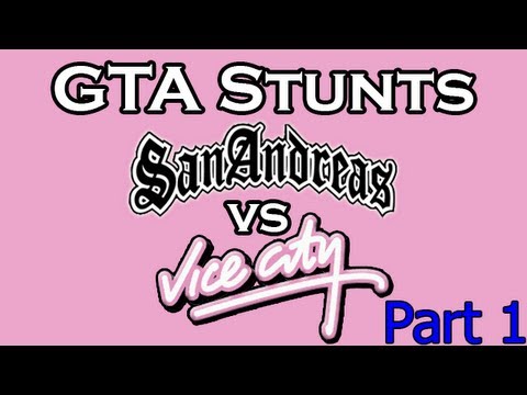 GTA Stunts: Vice City vs San Andreas Part 1(Vice City)